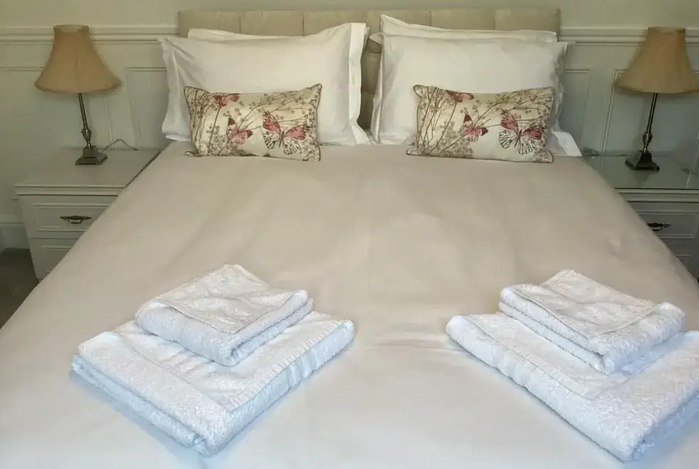 Bedroom at The Haven - Luxury Sheltered Hot Tub & Games Room