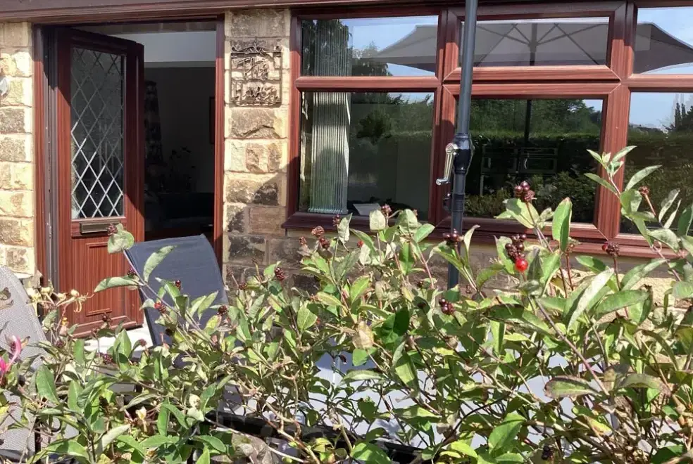 Garden furniture at The Haven - Luxury Sheltered Hot Tub & Games Room