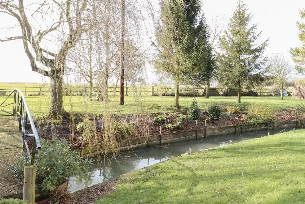 Countryside views at The Haybarn Pet-Friendly Country Cottage, Near Swaffham, East Anglia