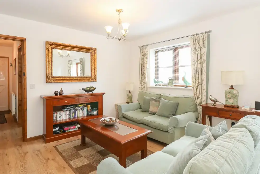 Lounge at The Haybarn Pet-Friendly Country Cottage, Near Swaffham, East Anglia