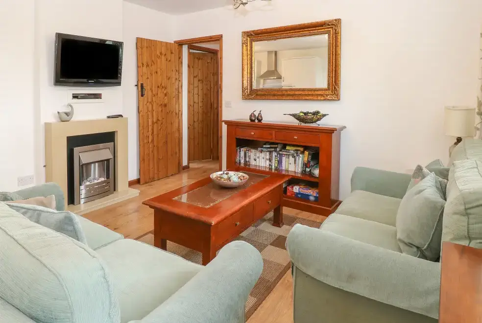 Lounge at The Haybarn Pet-Friendly Country Cottage, Near Swaffham, East Anglia