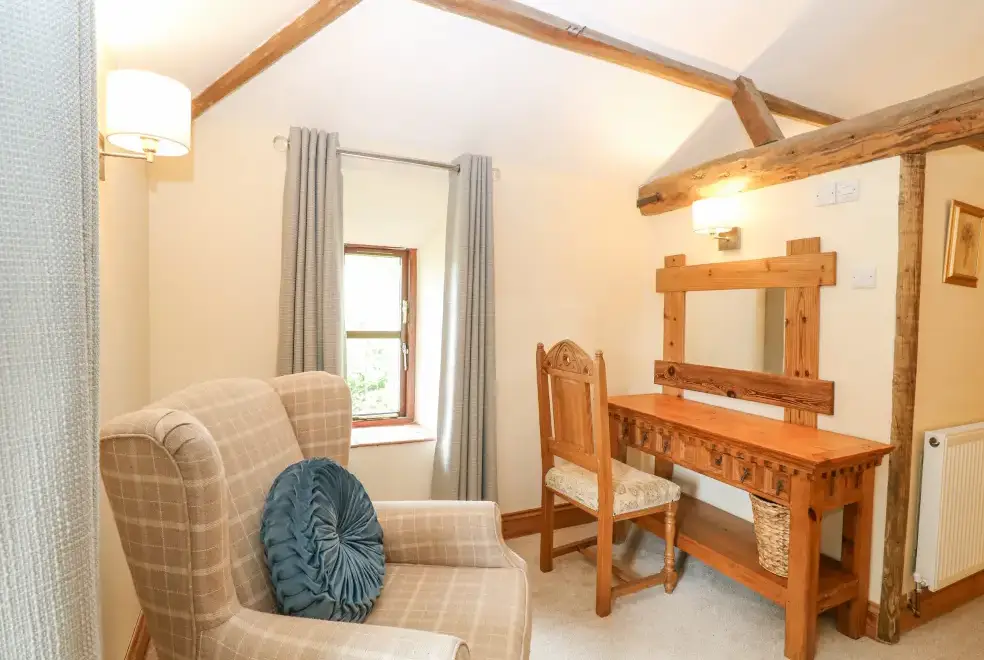 Desk area at The Hayloft