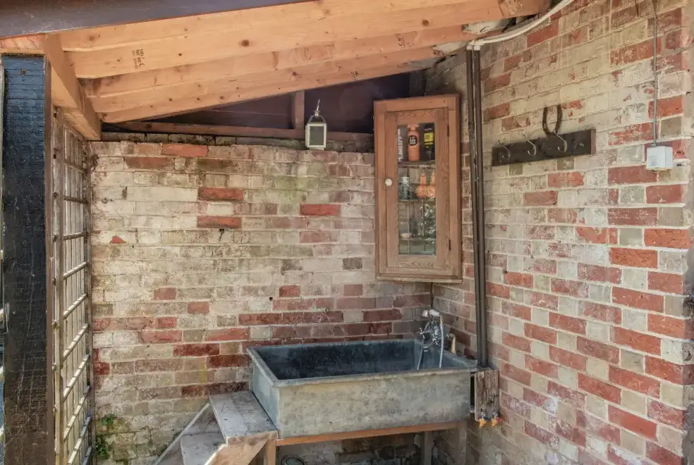 Boot room at The Hayloft