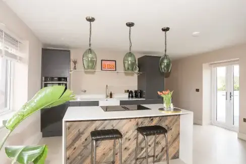 Luxury kitchen at The Hayloft, Anglesey