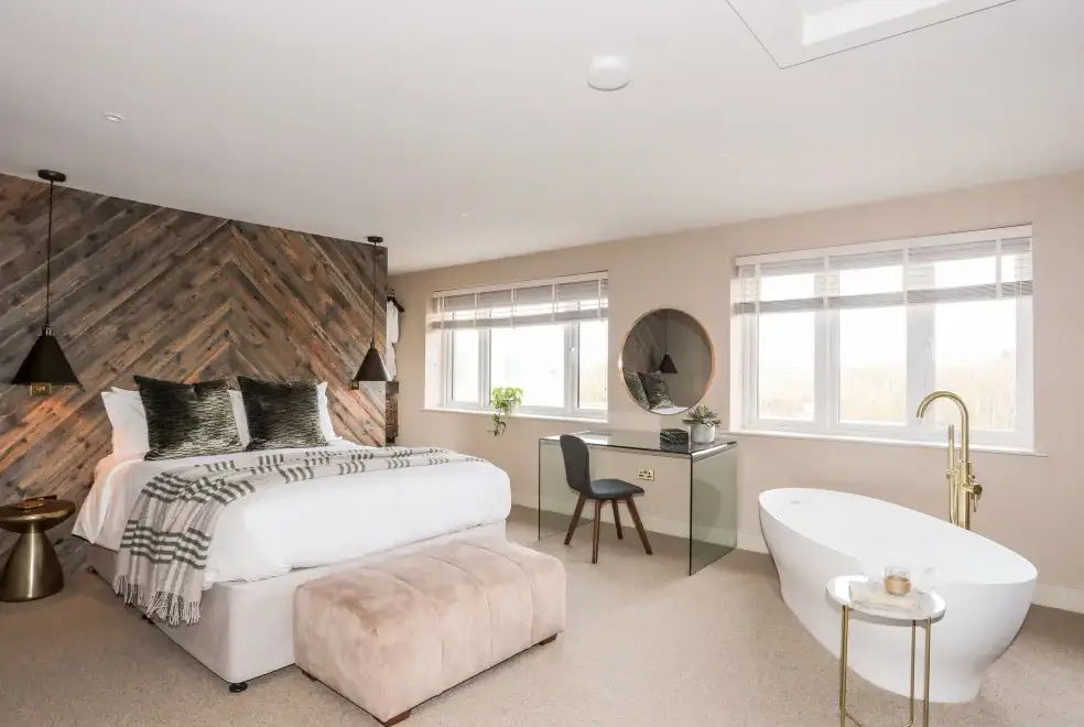 Bedroom at The Hayloft