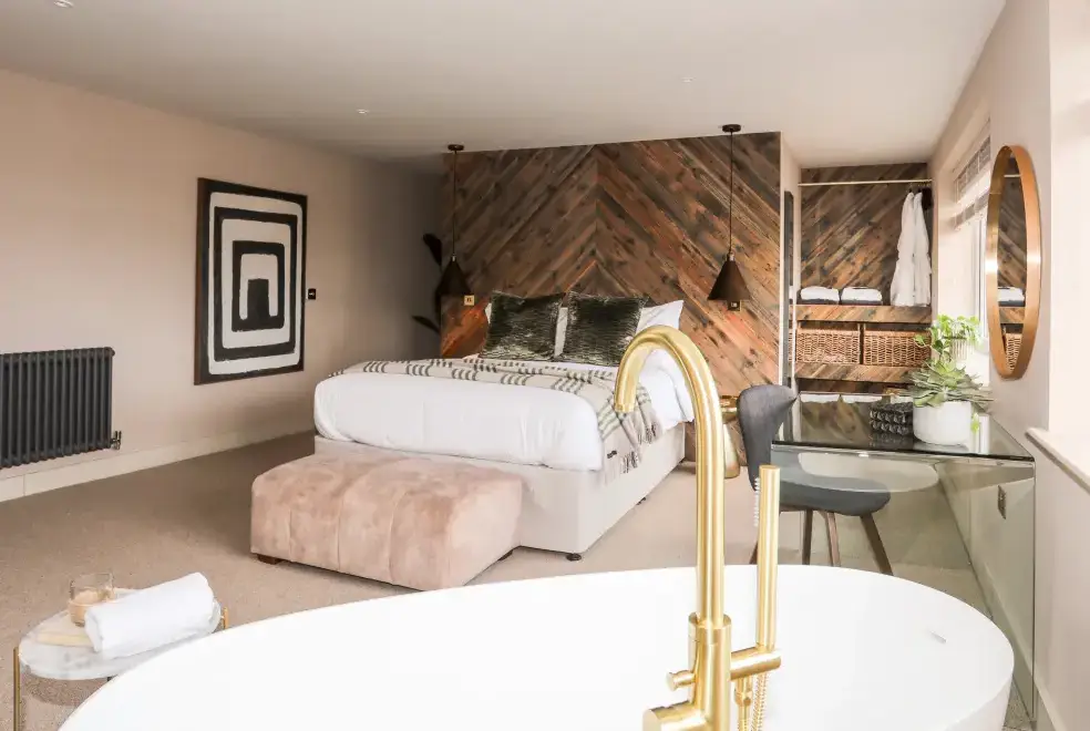 Luxurious interior at The Hayloft