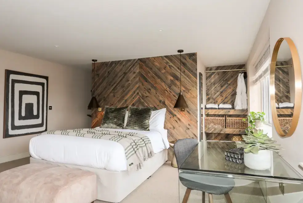 Bedroom at The Hayloft