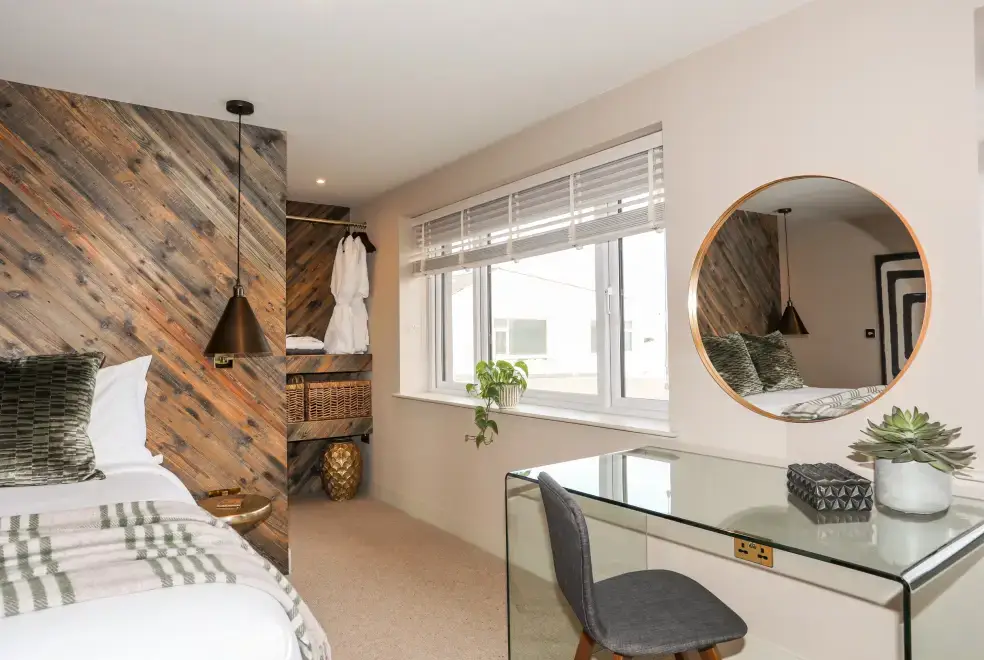 Bedroom at The Hayloft