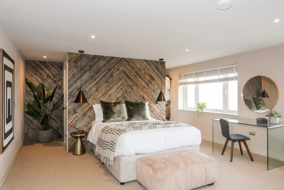 Bedroom at The Hayloft