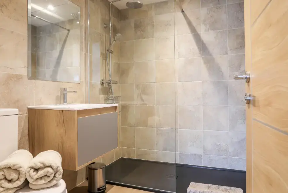 Shower room at The Herun