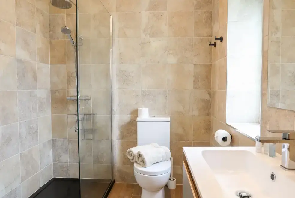 Shower room at The Herun