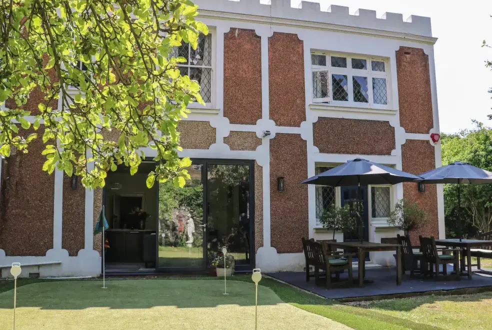 The Hideaway, from the outside