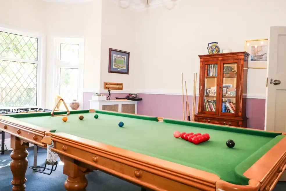 Games Room at The Hideaway