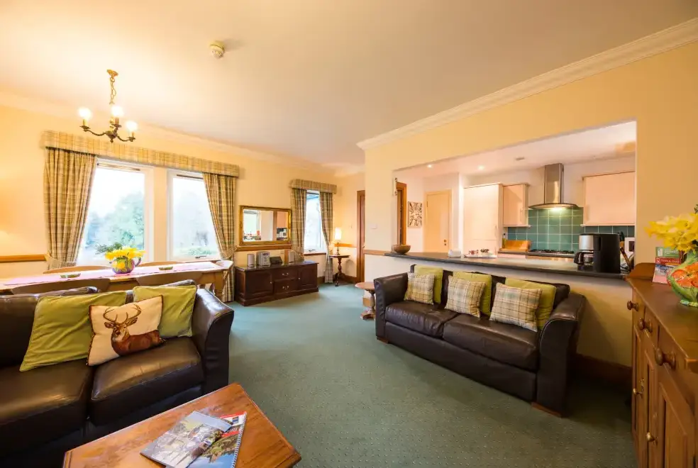 Open plan living area at The Keepers