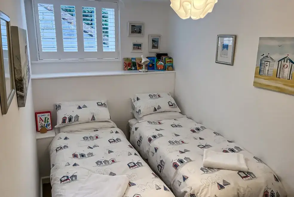 Bedroom at The Lawns Luxury Apartment in Devon/Beautiful South Hams