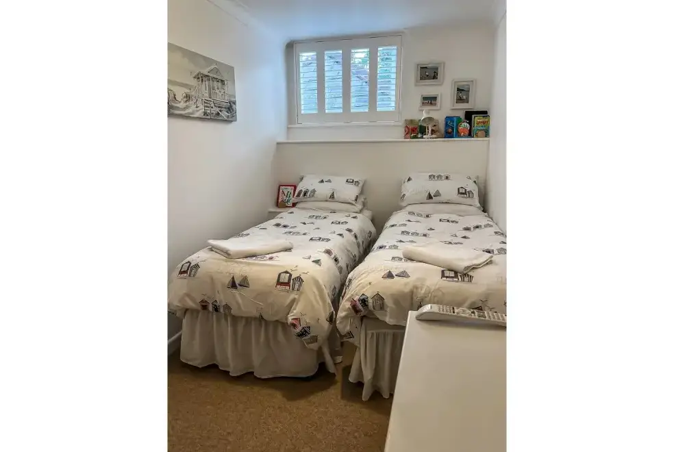 Bedroom at The Lawns Luxury Apartment in Devon/Beautiful South Hams