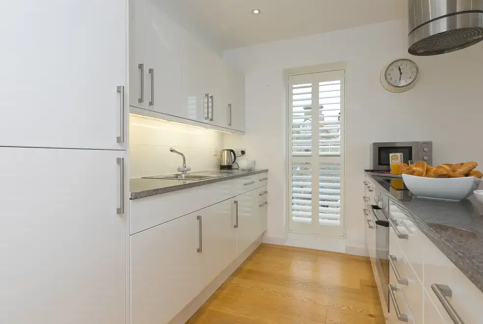 Well equipped kitchen at The Lighthouse