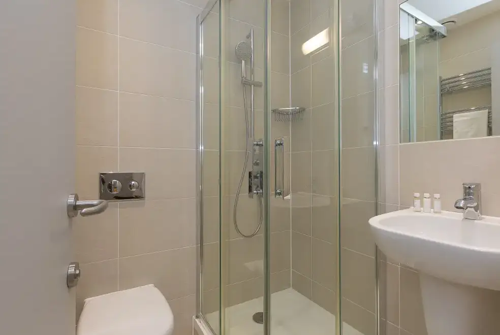 Shower room at The Lighthouse