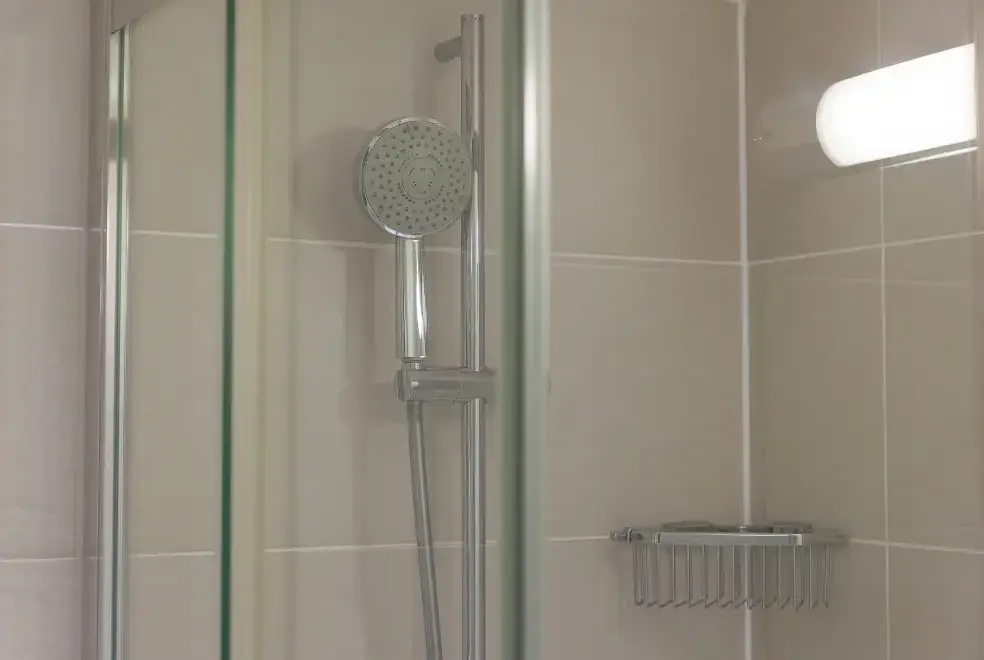 Shower room at The Lighthouse