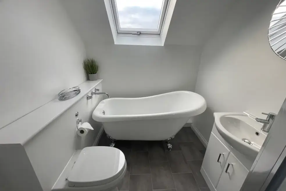 Shower room at The Little Beehive