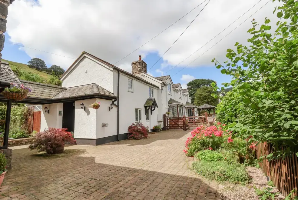 The Little White Cottage, North Wales , from the outside