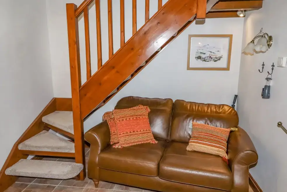 Lounge at The Little White Cottage, North Wales 