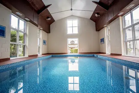 Private Swimming Pool at The Lodge at Colmer, Kingsbridge, Devon