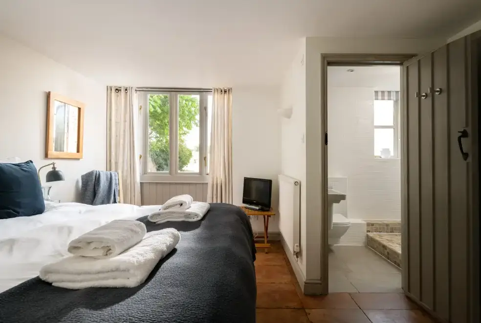 Bedroom at The Long Barn