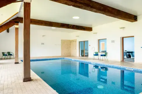 Private Swimming Pool at The Long Barn, Somerset