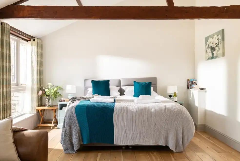 Bedroom at The Long Barn