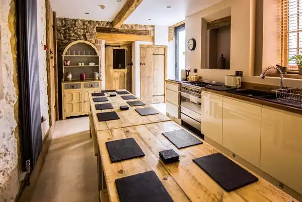 Farmhouse style kitchen at The Malthouse