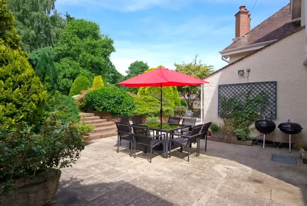 Patio area at The Manor House