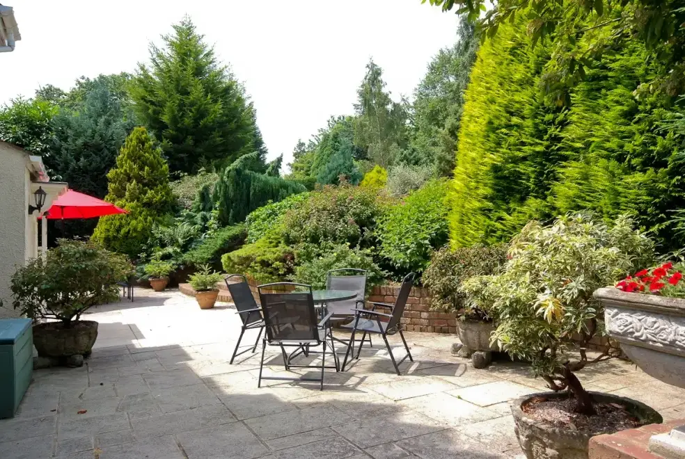 Patio area at The Manor House