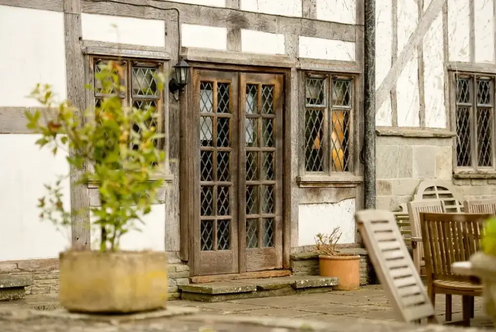 Patio area at The Manor House