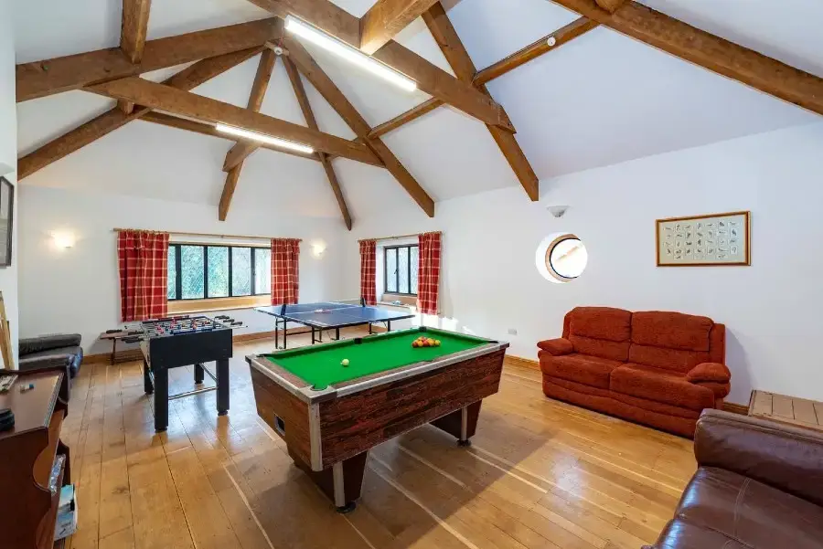 Games Room at The Manor on the Monnow