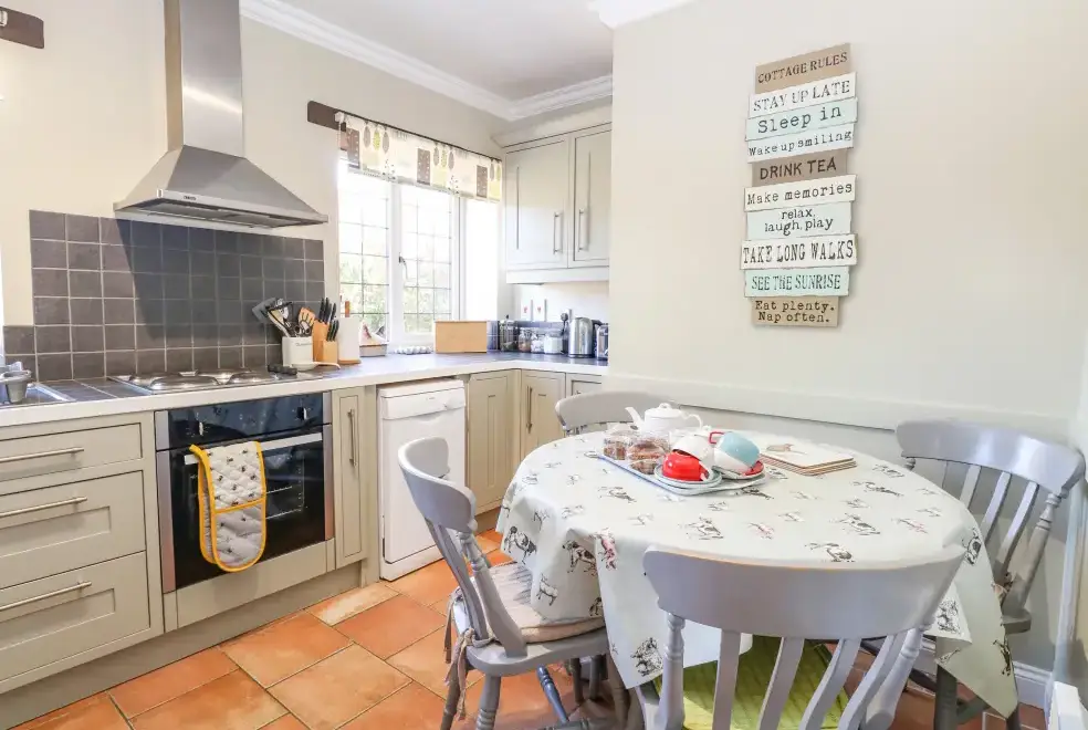 Kitchen/diner at The Meadows Cottage