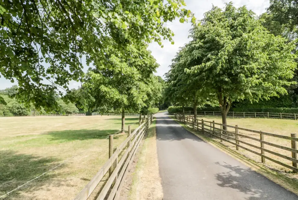 Countryside views at The Mews Flat