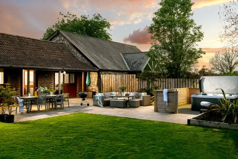 Patio area at The Mews