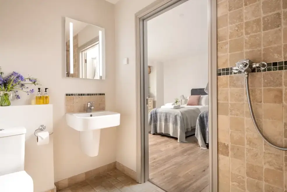 Ensuite bathroom at The Mews
