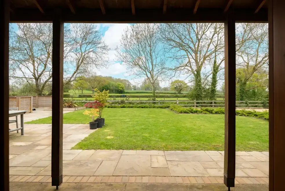 Countryside views at The Mews