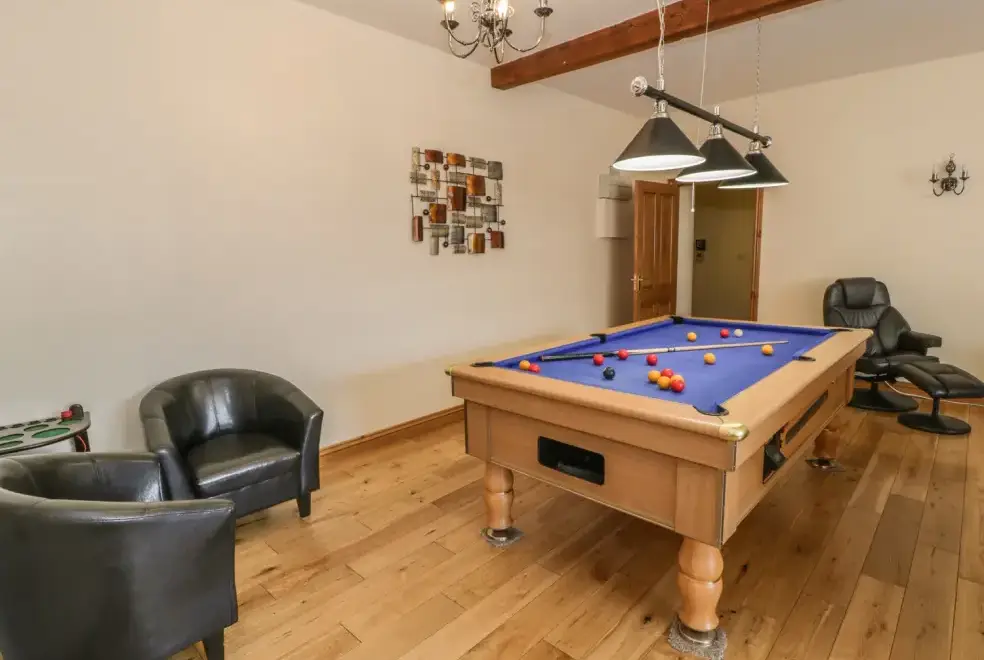 Games Room at The Mill Farm Cottage near Shrewsbury