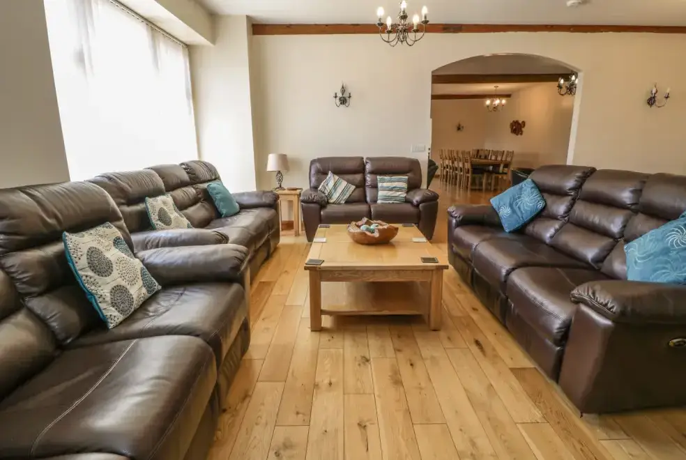 Lounge at The Mill Farm Cottage near Shrewsbury