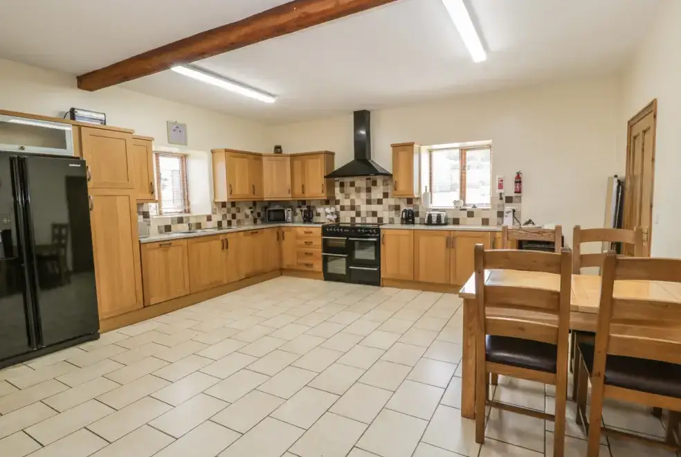 Kitchen/diner at The Mill Farm Cottage near Shrewsbury