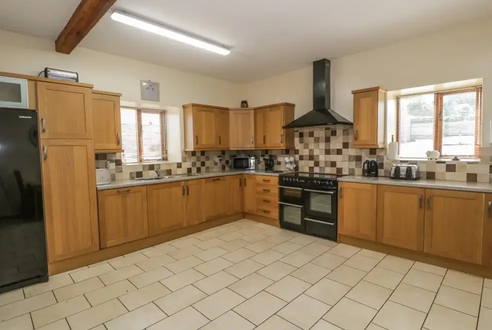 Kitchen/diner at The Mill Farm Cottage near Shrewsbury