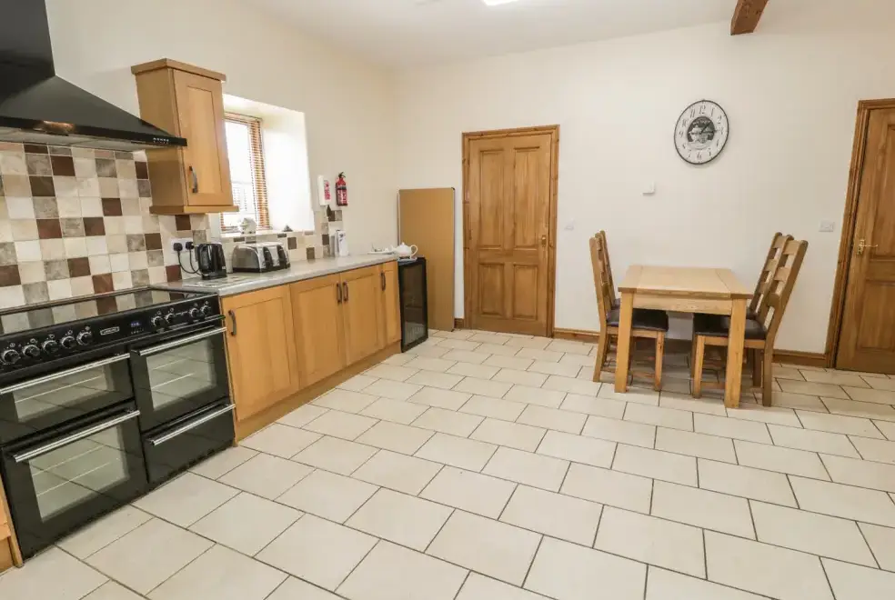 Kitchen/diner at The Mill Farm Cottage near Shrewsbury