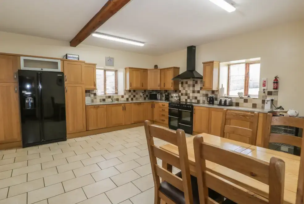 Kitchen/diner at The Mill Farm Cottage near Shrewsbury