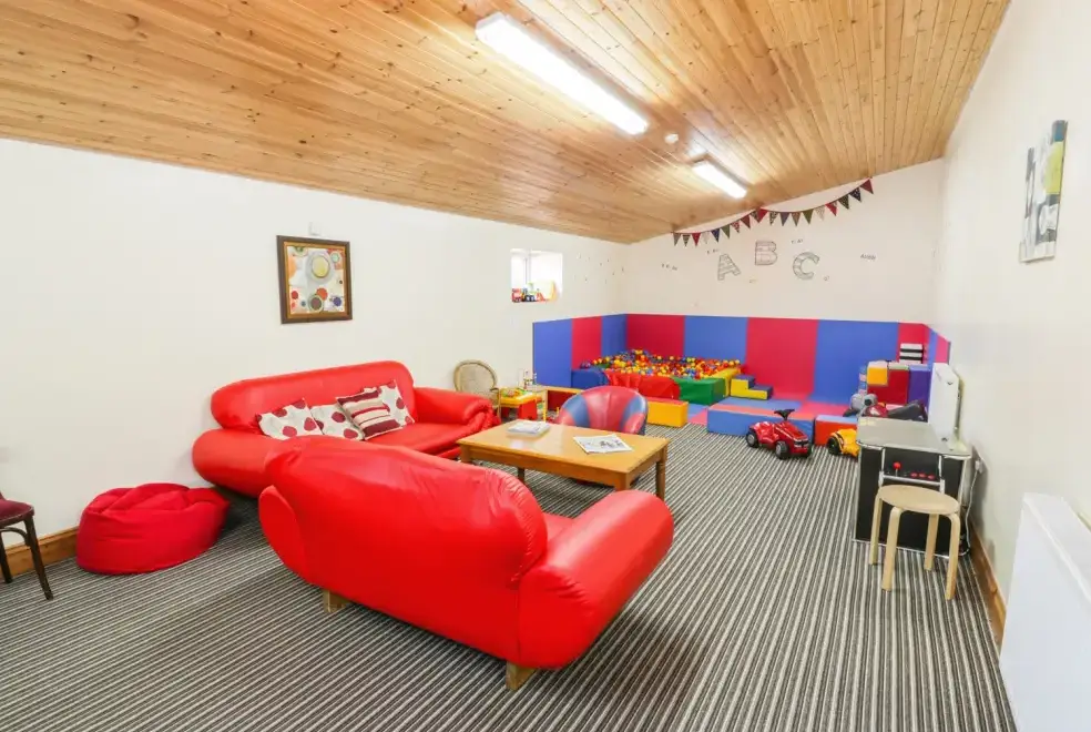 Games Room at The Mill Farm Cottage near Shrewsbury