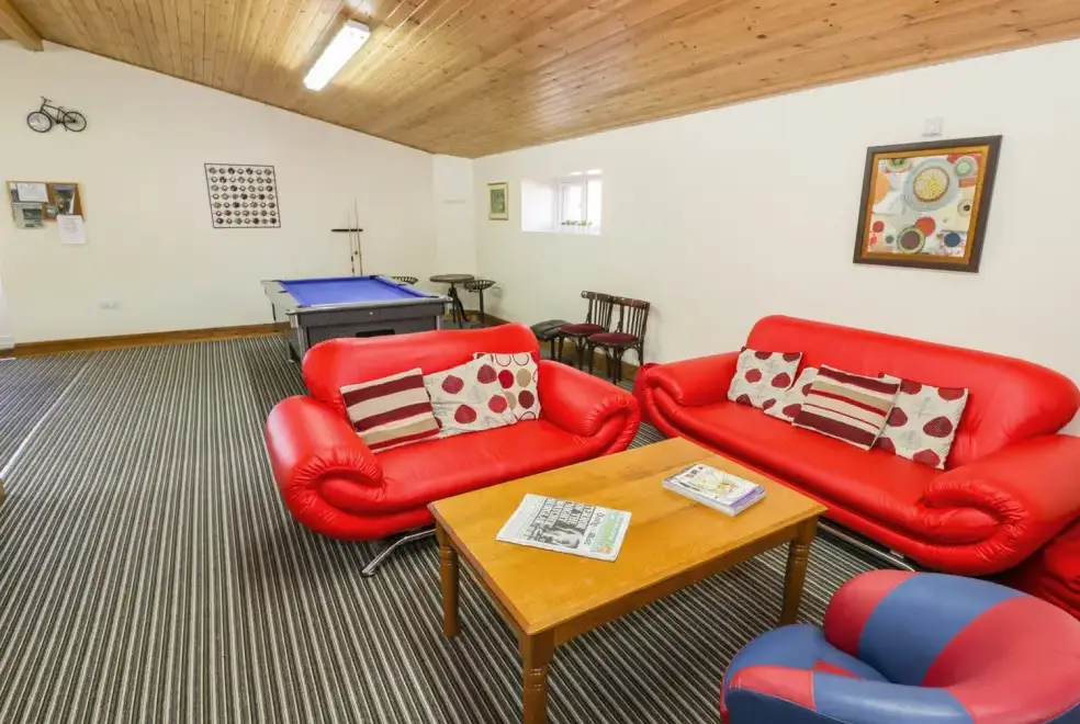 Games Room at The Mill Farm Cottage near Shrewsbury