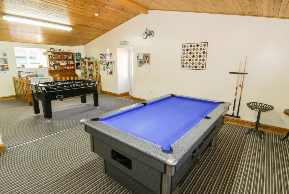 Games Room at The Mill Farm Cottage near Shrewsbury