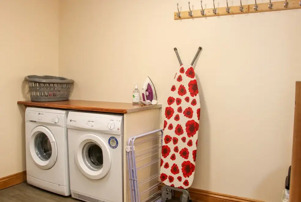 Utility room at The Mill Farm Cottage near Shrewsbury
